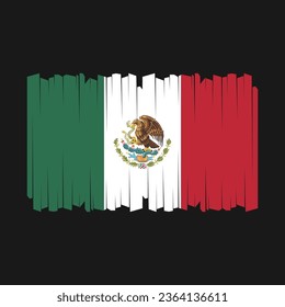 Flag of Mexico Vector Illustration