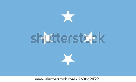 Flag of Micronesia 16:9, Micronesia Flag