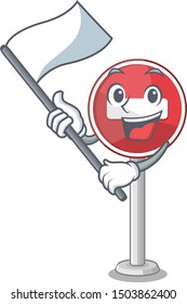 With flag miniature no entry on mascot table