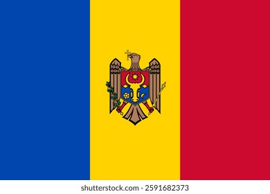 Flag of Moldova, 3:2 Format, Moldova Flag