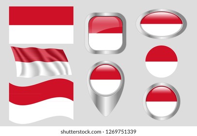 Flag of Monaco