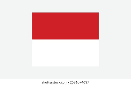 Flag of Monaco logo vector