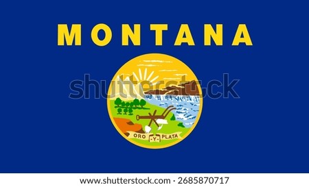 Flag of Montana 16:9, Montana Flag