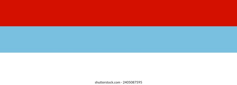 Flag of Montenegro vector illustration