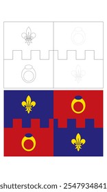 Ilustración vectorial del Condado de Montgomery
