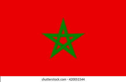 Image result for Picture of the moroccan flag