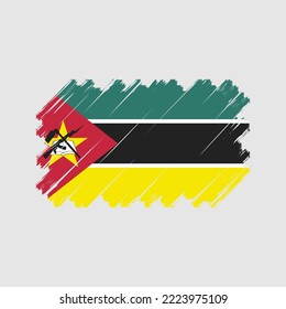 Flag of Mozambique vector illustration