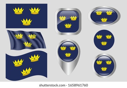 The Flag of Munster, Ireland