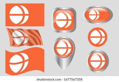 The Flag of Nagano, Japan