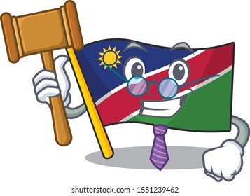 flag namibia isolated the in character judge