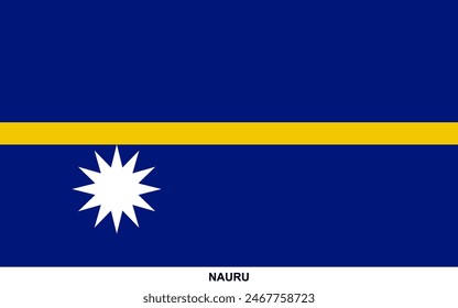 Flag of NAURU, NAURU national flag