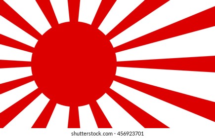 bandera de la marina japonesa