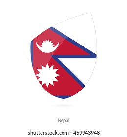 Flag of Nepal. Vector Illustration.