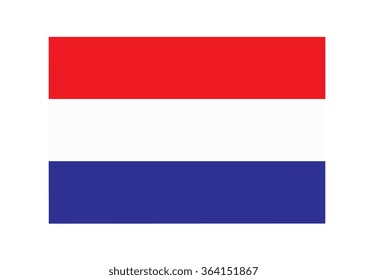 A flag of Netherlands