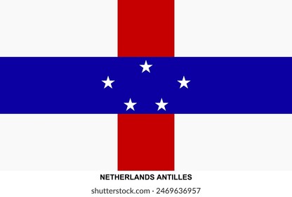 Flag of NETHERLANDS ANTILLES, NETHERLANDS ANTILLES national flag