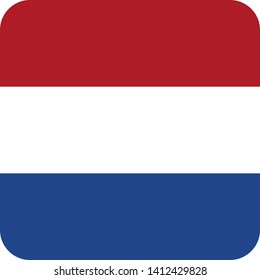flag of the netherlands europe illustration vector eps 