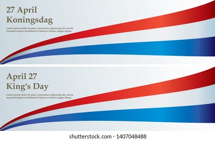 Flag of the Netherlands. Kingdom of the Netherlands. Template for award design, an official document with the flag of Netherlands. Bright, colorful vector illustration
