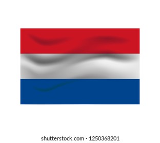 Flag of Netherlands. Vector icon.