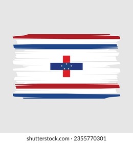 Bandera de la ilustración vectorial de los Países Bajos