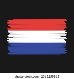 Flag of Netherlands Vector Illustration