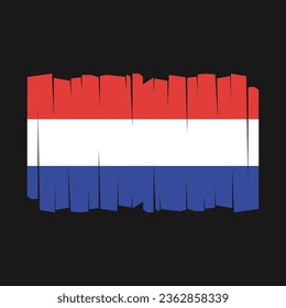Flag of Netherlands Vector Illustration