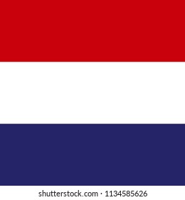 
Flag of the Netherlands. Vector illustration. Flat design for business financial marketing banking advertising web concept cartoon illustration.