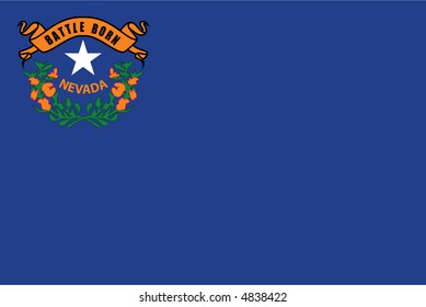 flag of Nevada state