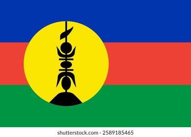 Flag of New Caledonia, 3:2 Format, New Caledonia Flag