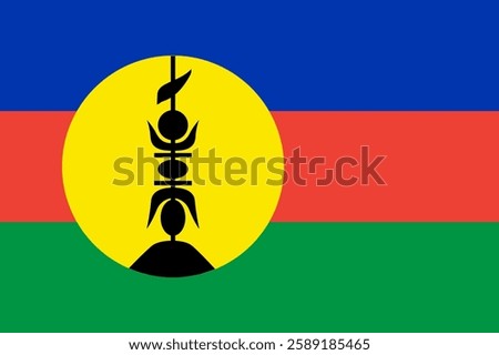 Flag of New Caledonia, 3:2 Format, New Caledonia Flag