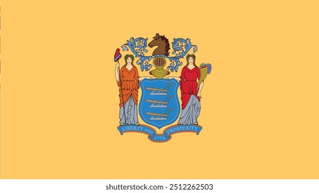 Bandeira de New Jersey, New Jersey Flag