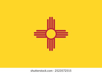 The flag of New Mexico