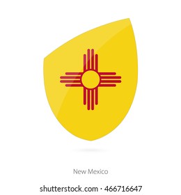 Flag of New Mexico. Vector Illustration.