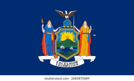 Bandeira de Nova Iorque 16:9, Bandeira de Nova Iorque