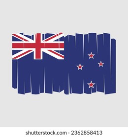 Flag of New Zealand Vector Illustration
