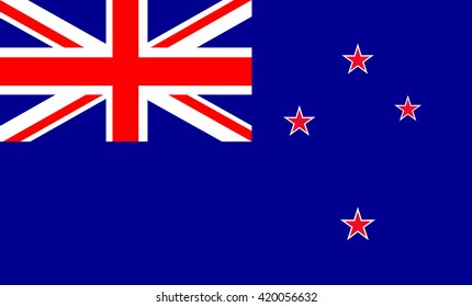 Flag of New Zealand vector image