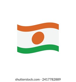 Flag of Niger vector symbol