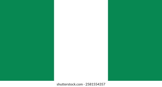 Flag of Nigeria logo vector