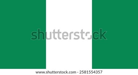 Flag of Nigeria logo vector