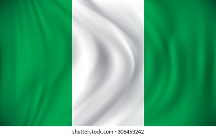 Flag of Nigeria - vector illustration