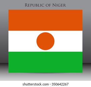 Flag of Niger.Niger flag vector illustration.