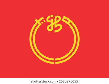 The flag of Niigata prefecture, Japan, vector design