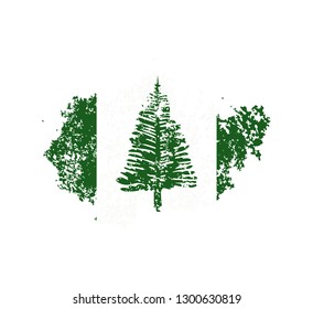 Flag Norfolk Island of the old state