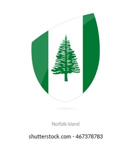 Flag of Norfolk Island. Vector Illustration.