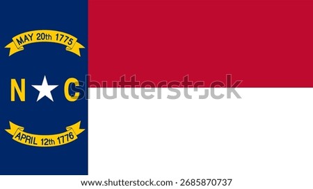 Flag of North Carolina 16:9, North Carolina Flag