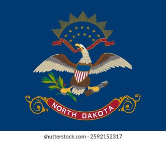 Flag of North Dakota, State Flag