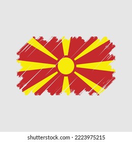 Flagge Nordmakedoniens, Vektorgrafik