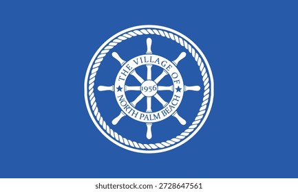 Bandera de North Palm Beach, Florida, Estados Unidos