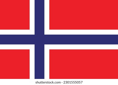 Bandera de Noruega. Bandera de Noruega