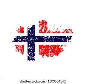 Flag Norway of the old state