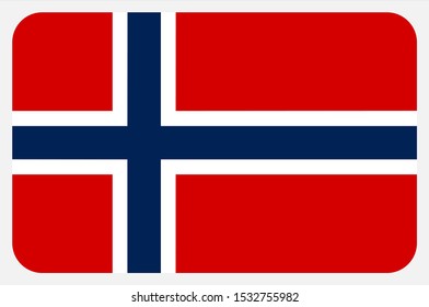 flag of norway on a gray background